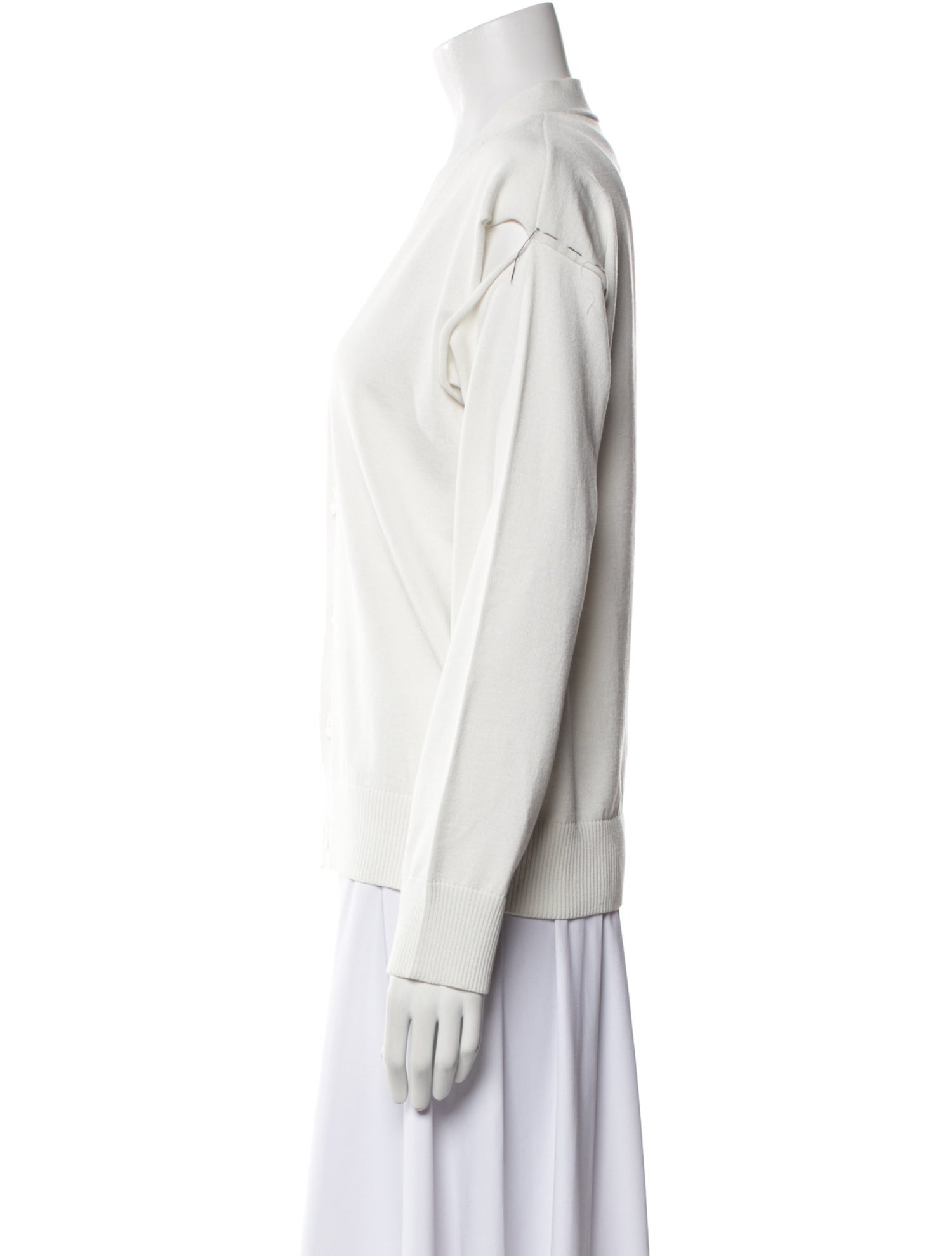 MM6 Maison Margiela V-Neck Sweater