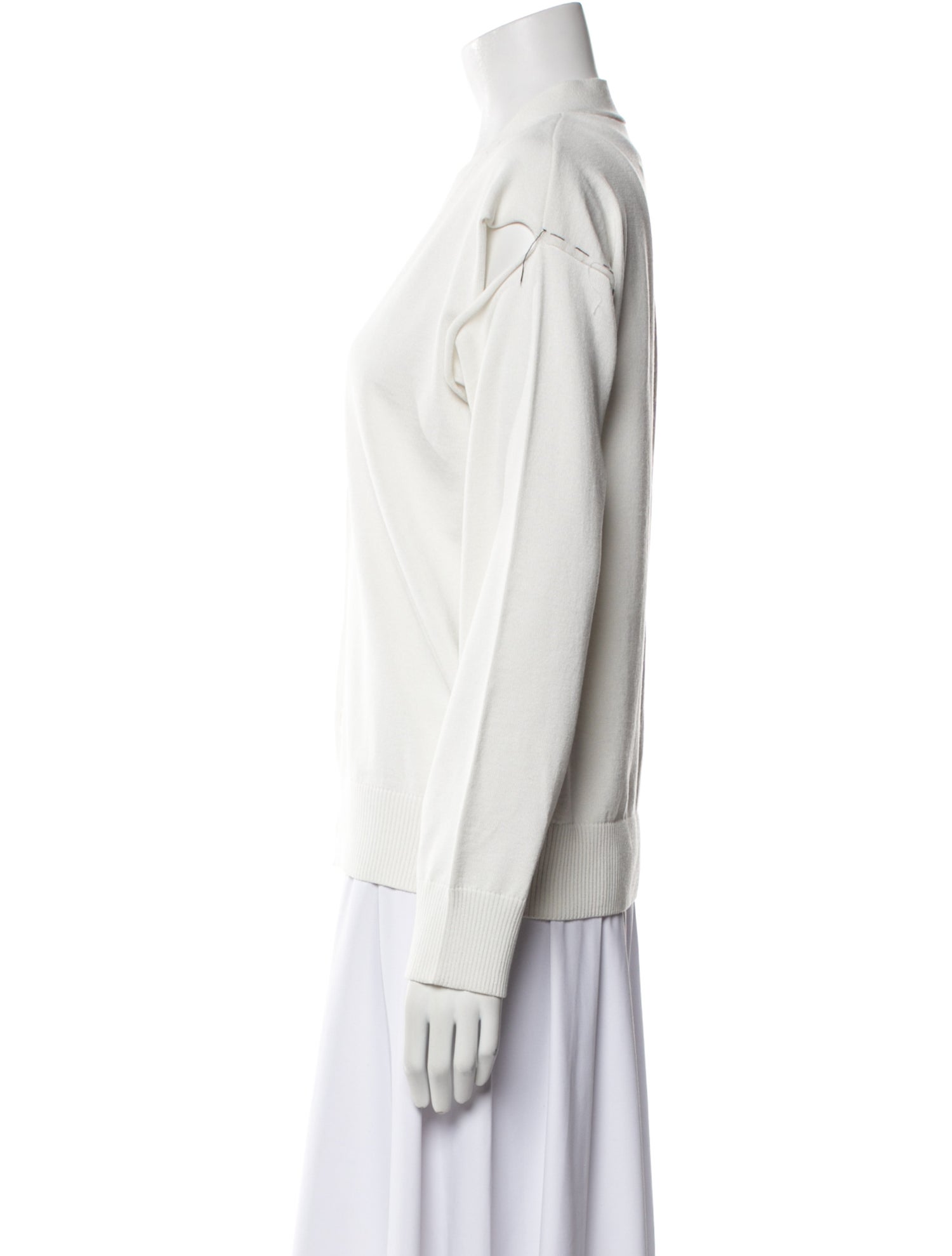 MM6 Maison Margiela V-Neck Sweater