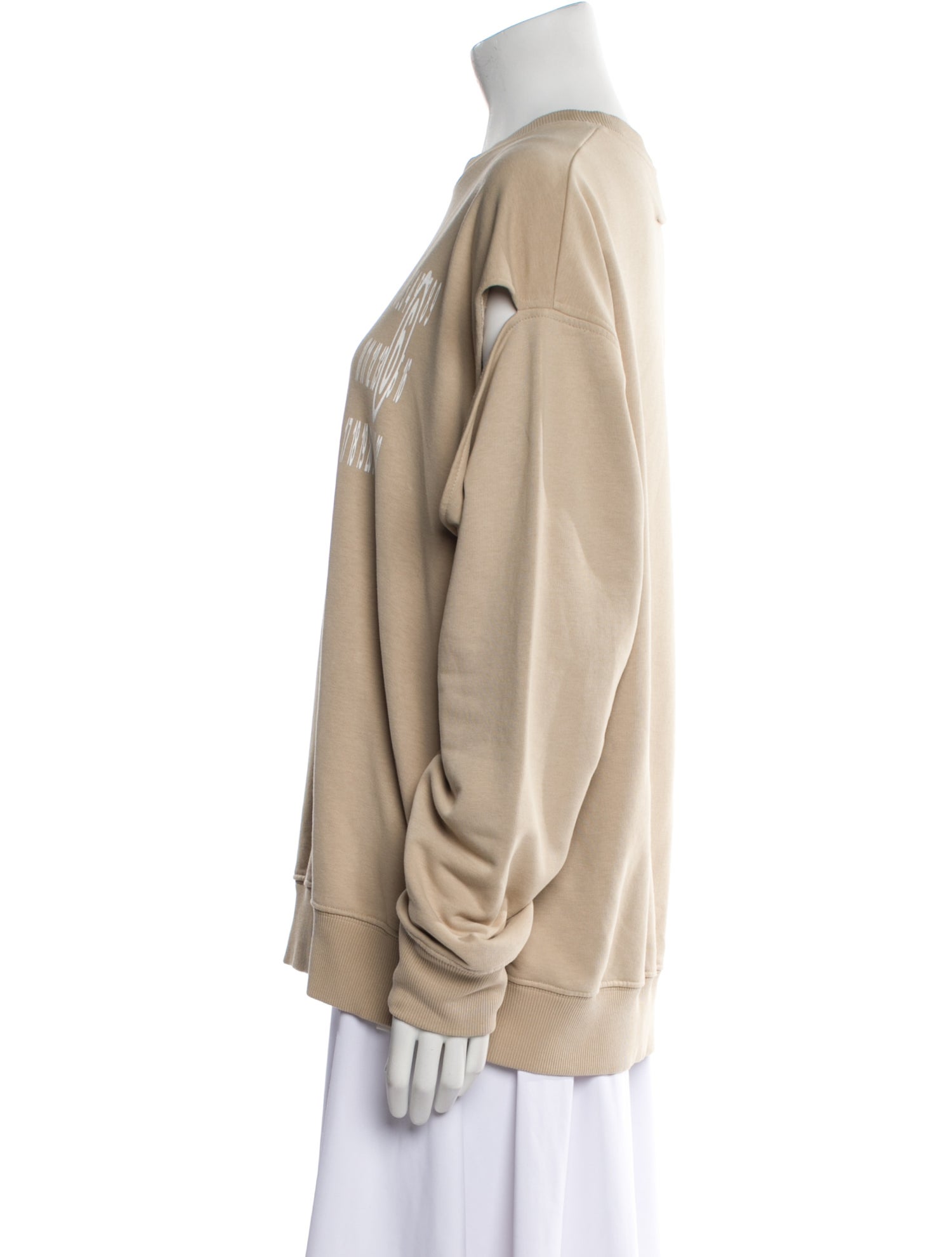 MM6 Maison Margiela Crew Neck Long Sleeve Sweatshirt