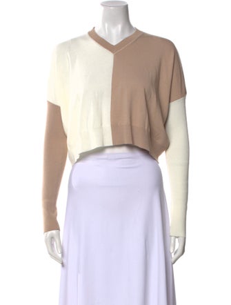 MM6 Maison Margiela V-Neck Sweater