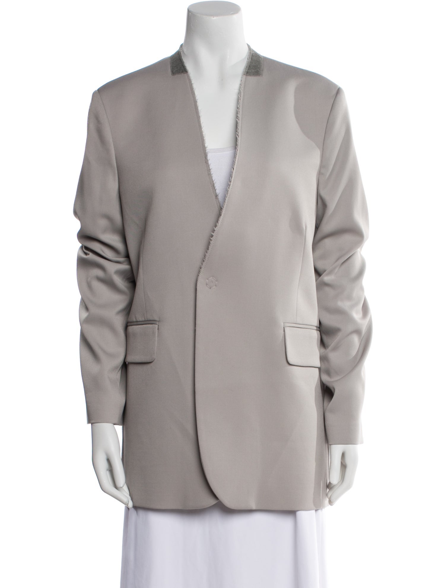MM6 Maison Margiela Raw-Edge Trim Blazer w/ Tags
