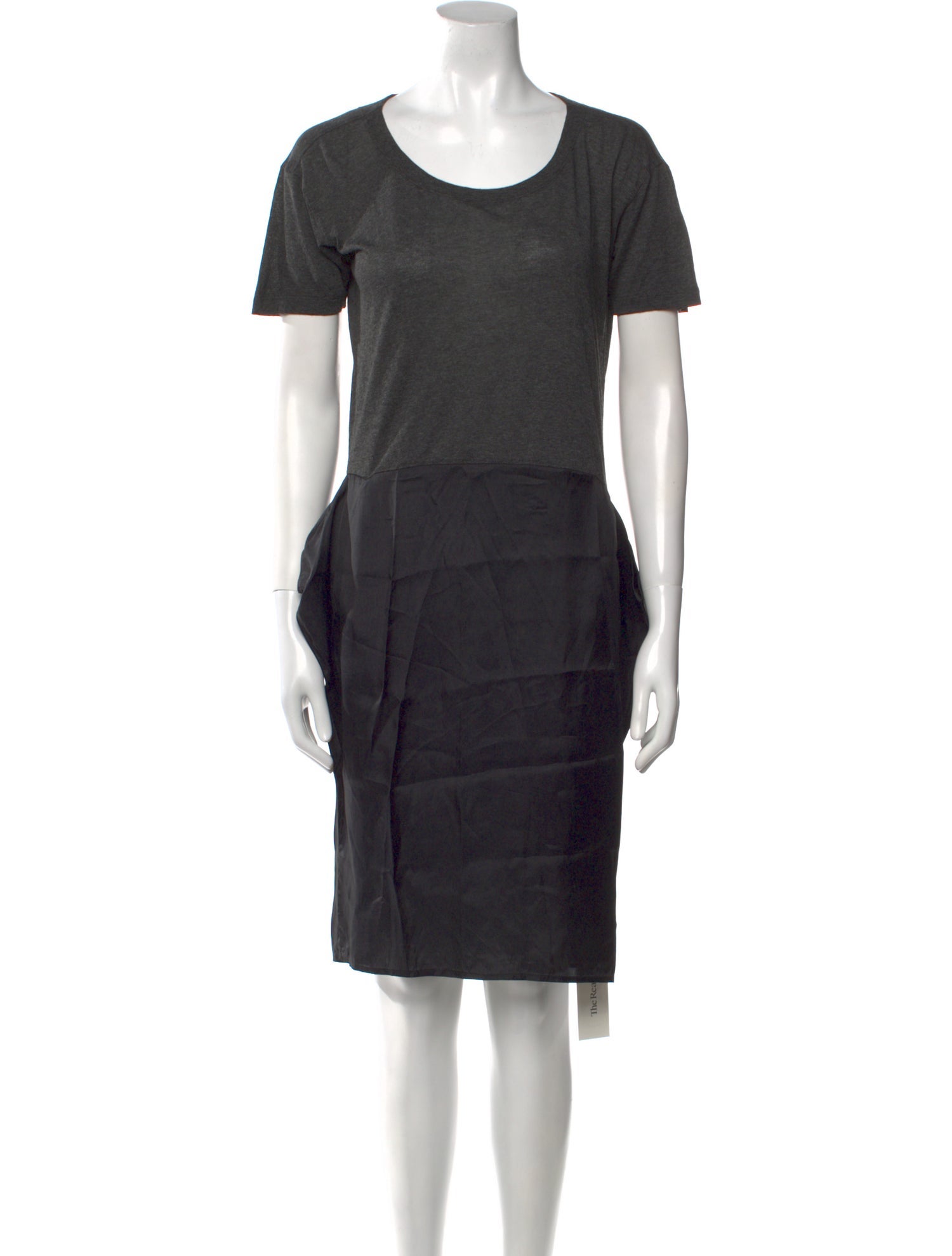 MM6 Maison Margiela Scoop Neck Mini Dress