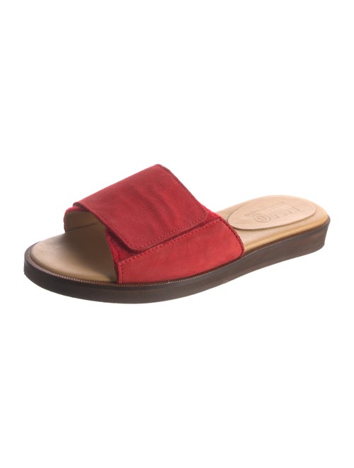 MM6 Maison Margiela Leather Slides