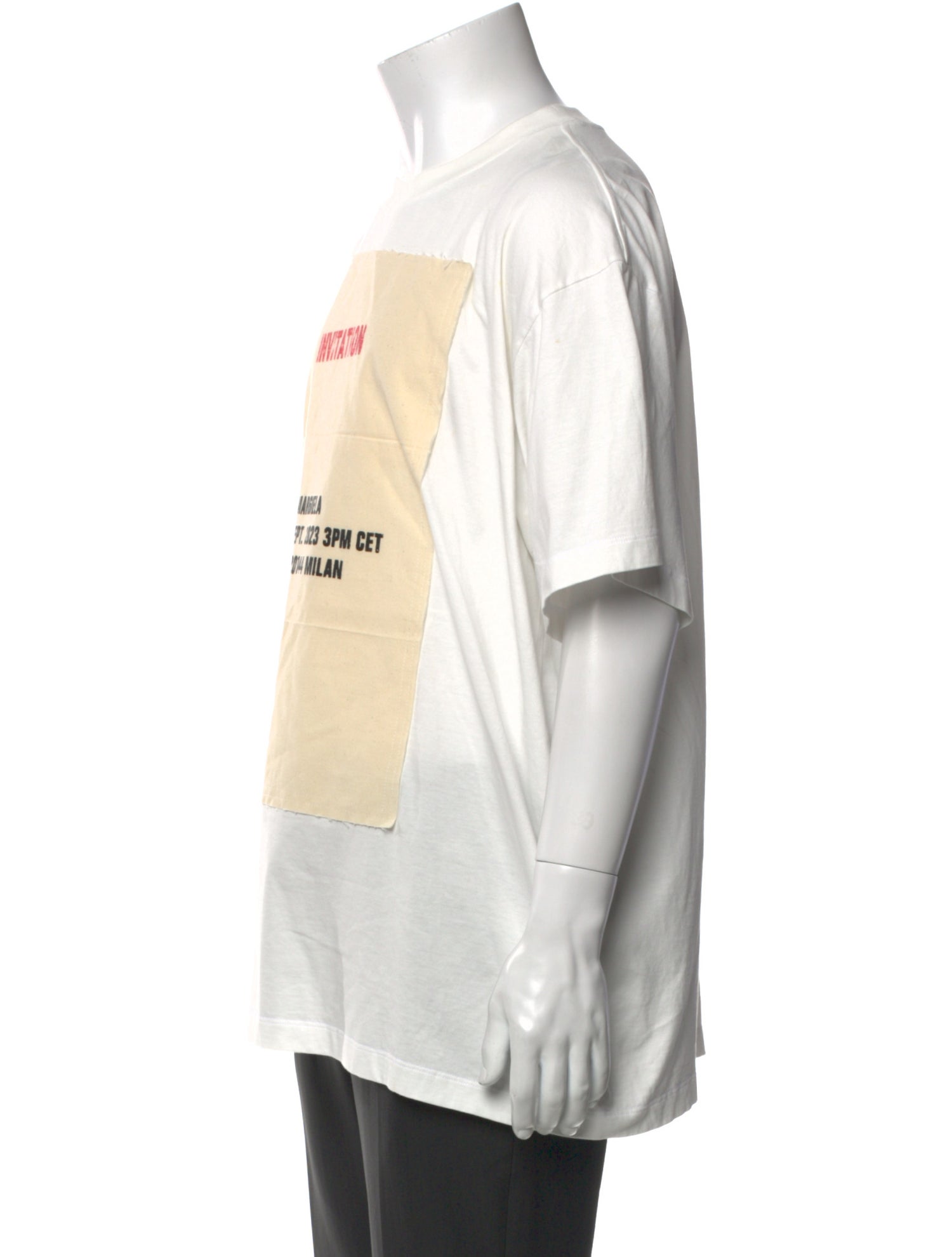 MM6 Maison Margiela Graphic Print Crew Neck T-Shirt