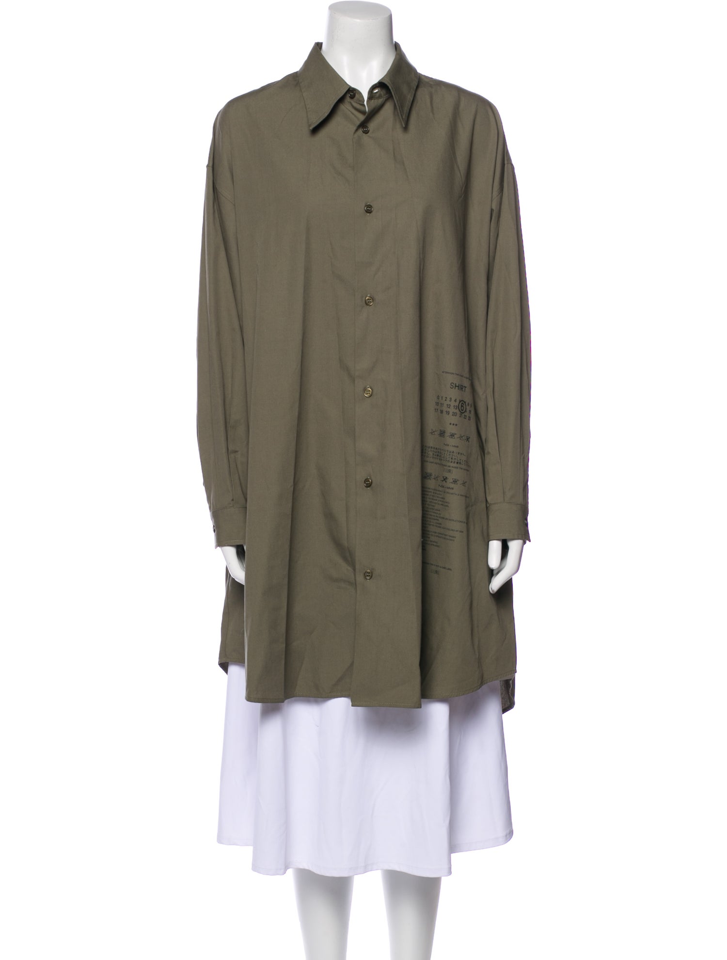 MM6 Maison Margiela Long Sleeve Tunic w/ Tags