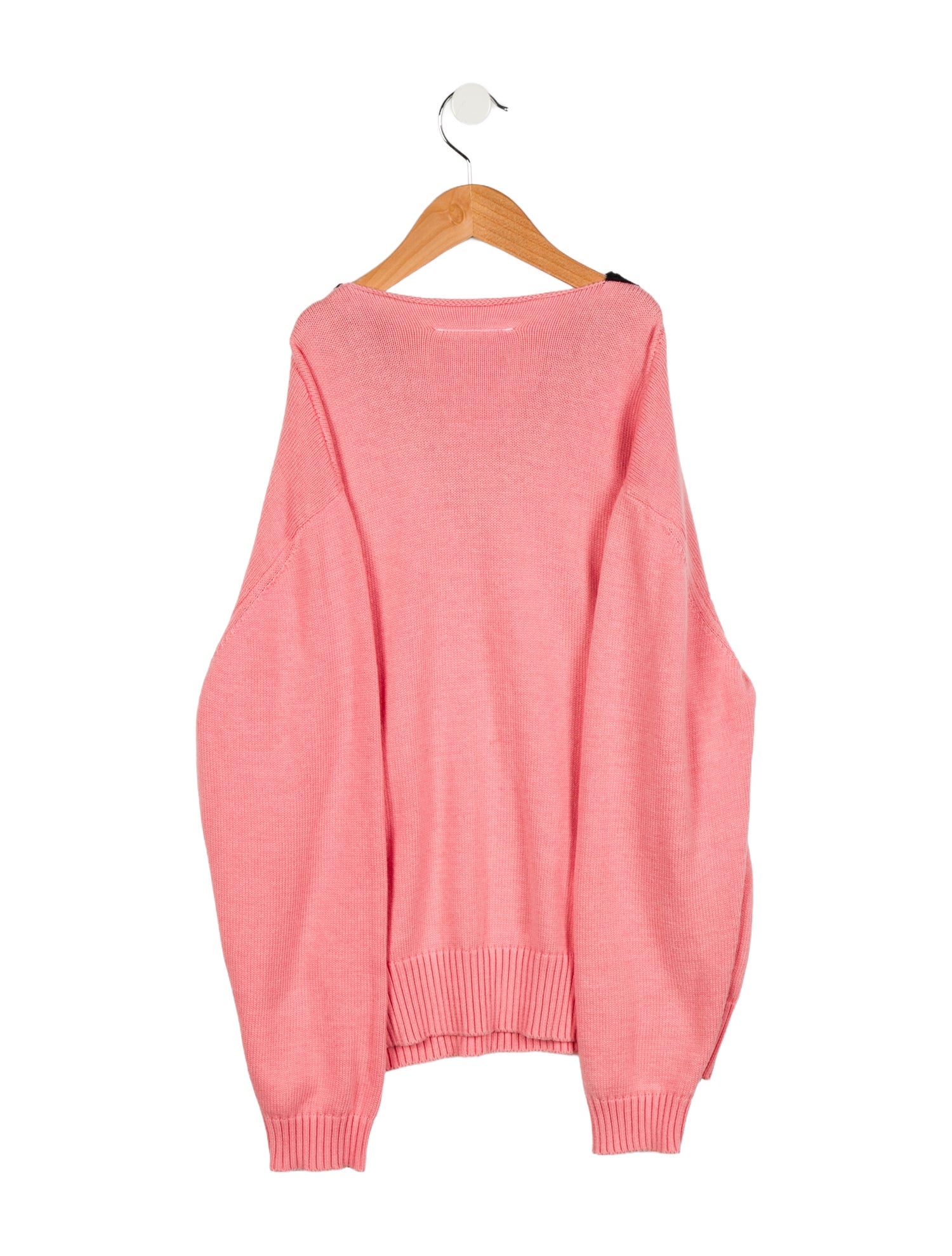 MM6 Maison Margiela Girls' V-Neck Sweater
