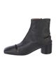 MM6 Maison Margiela Leather Lasercut Accents Boots