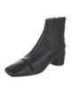 MM6 Maison Margiela Leather Lasercut Accents Boots