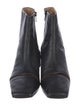 MM6 Maison Margiela Leather Lasercut Accents Boots