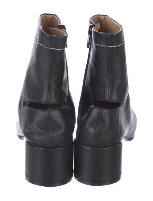 MM6 Maison Margiela Leather Lasercut Accents Boots