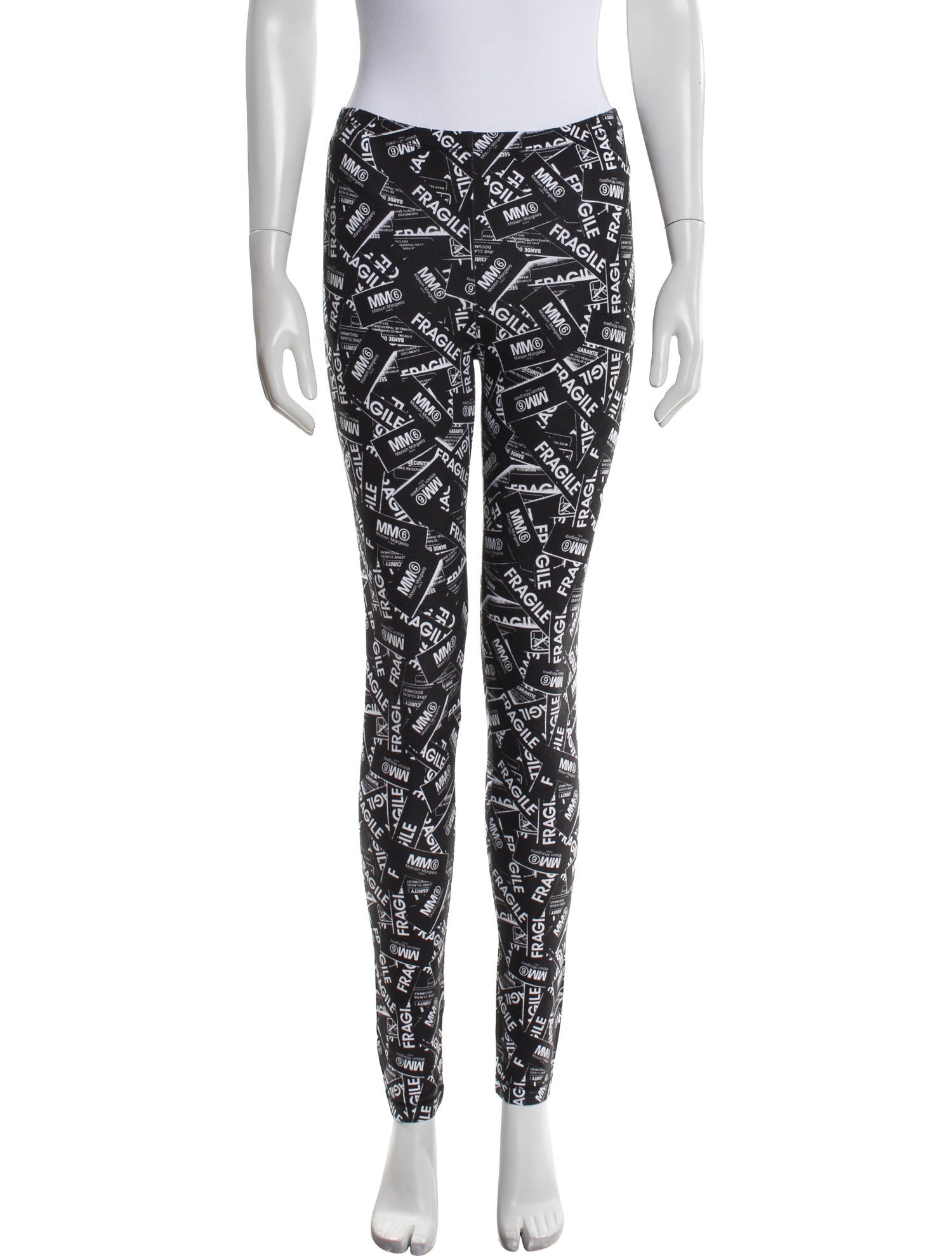 MM6 Maison Margiela Printed Skinny Leg Pants