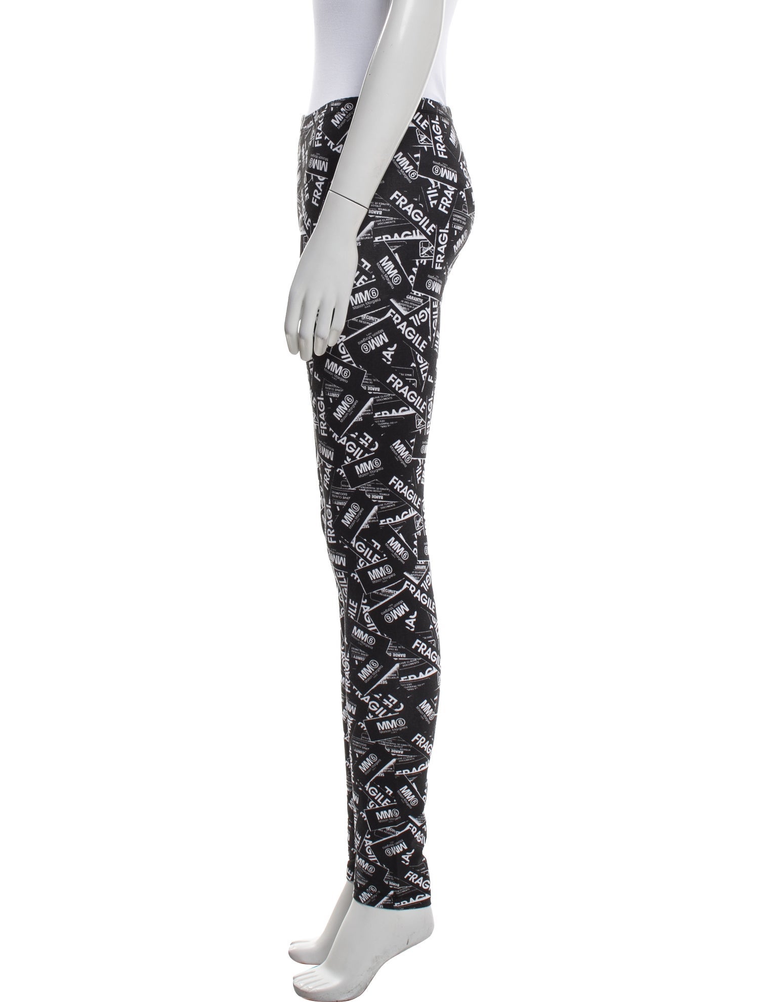 MM6 Maison Margiela Printed Skinny Leg Pants