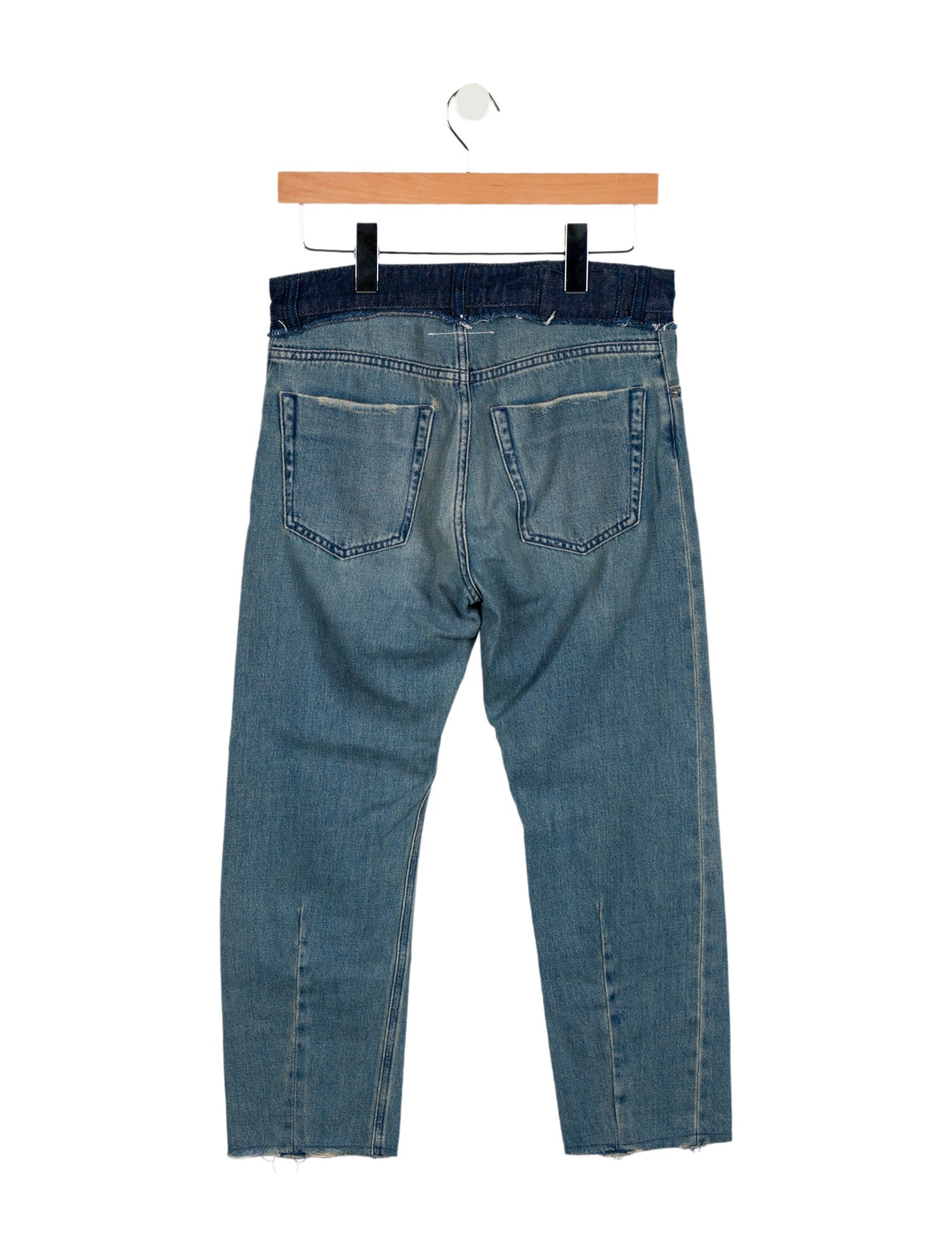 MM6 Maison Margiela Mid-Rise Straight Leg Jeans