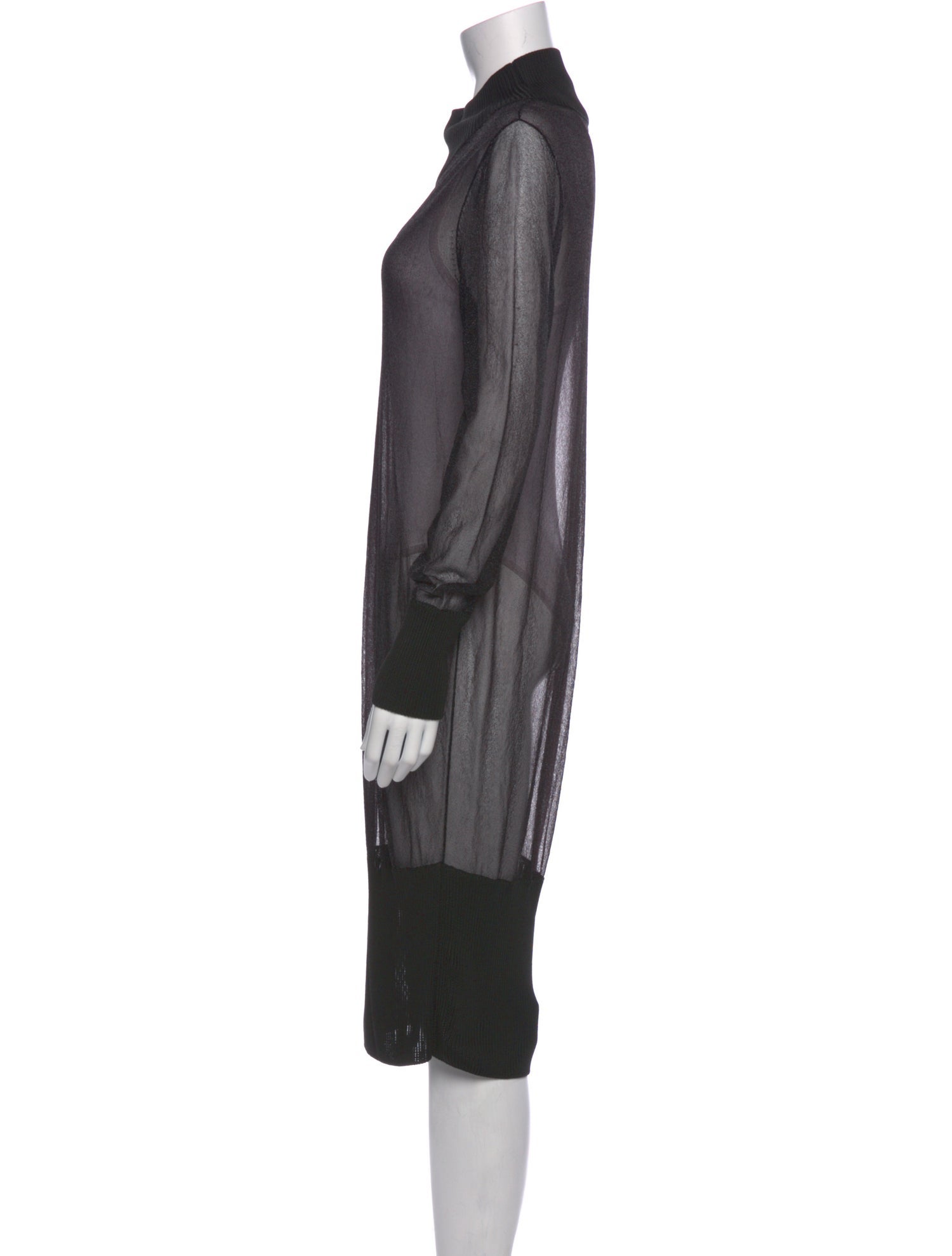 MM6 Maison Margiela Turtleneck Knee-Length Dress