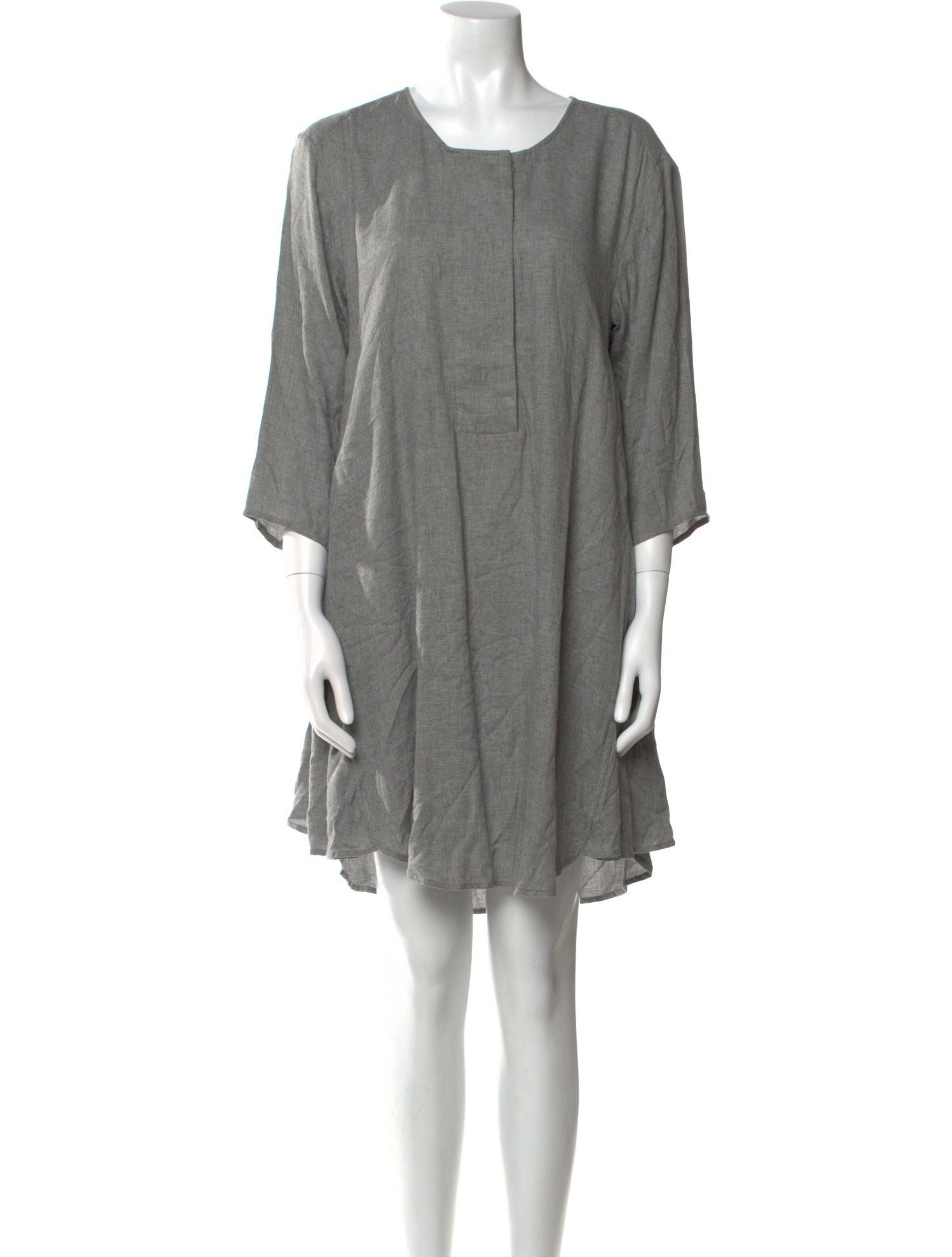 MM6 Maison Margiela Scoop Neck Knee-Length Dress