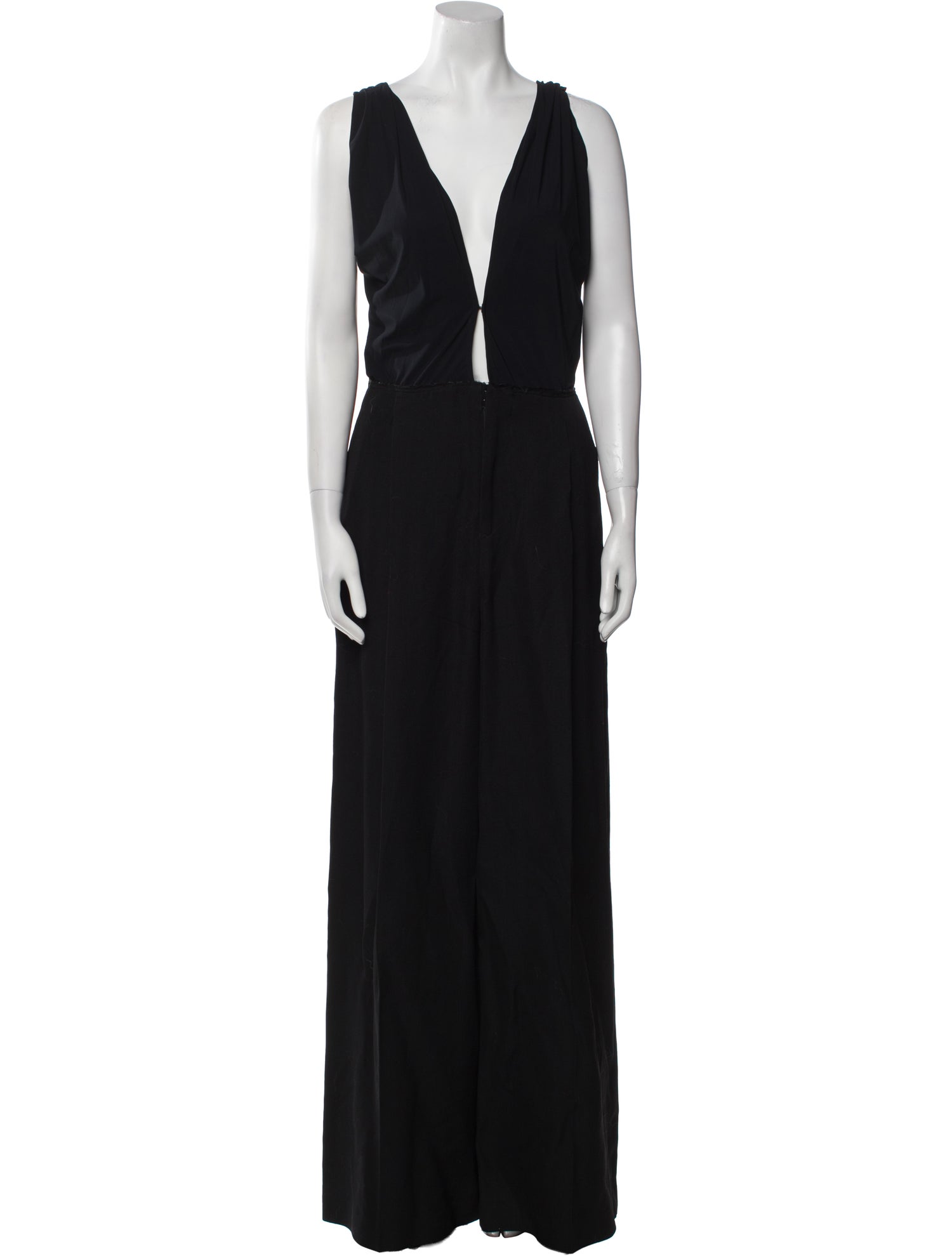 MM6 Maison Margiela Plunge Neckline Jumpsuit