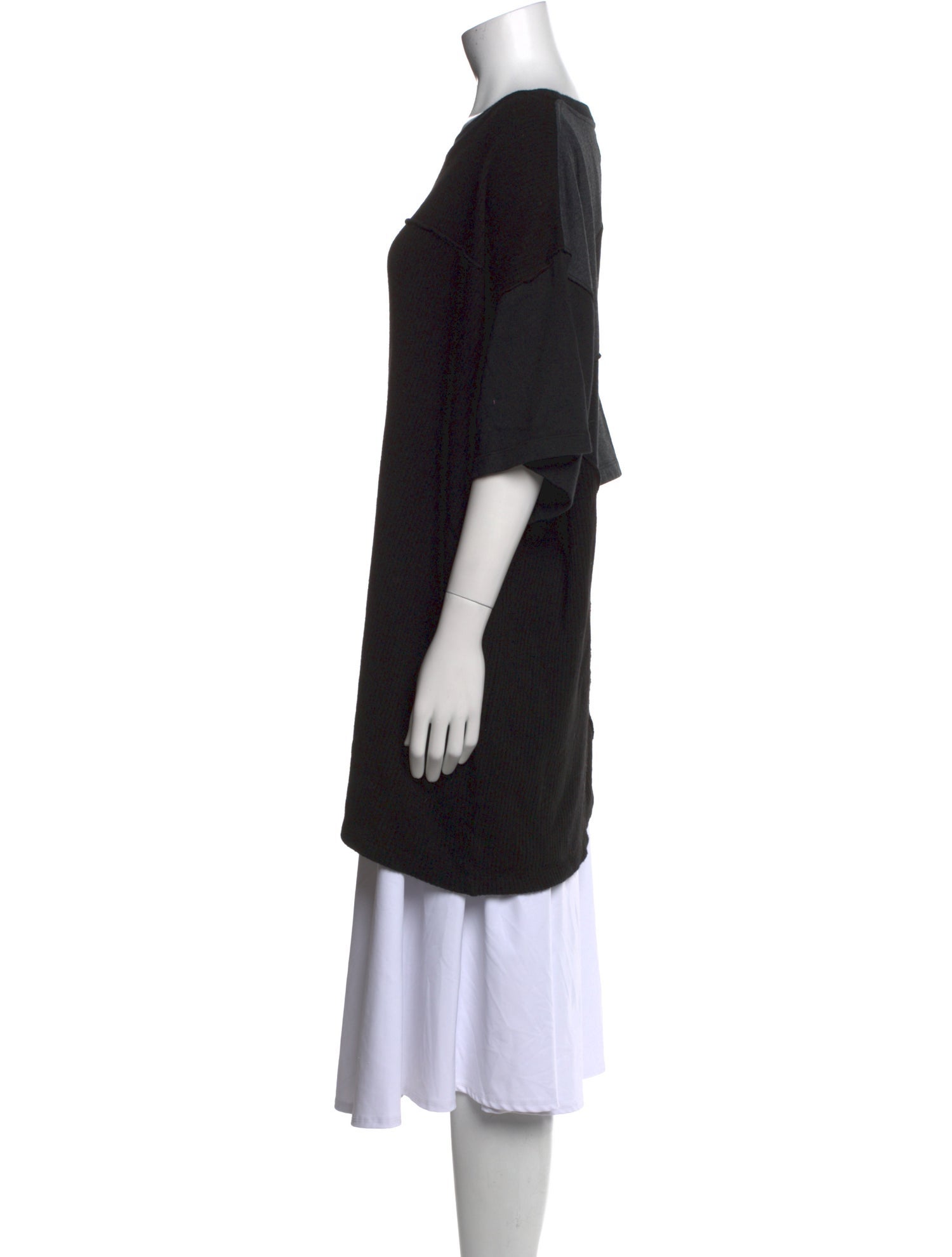 MM6 Maison Margiela Bateau Neckline Three-Quarter Sleeve Tunic