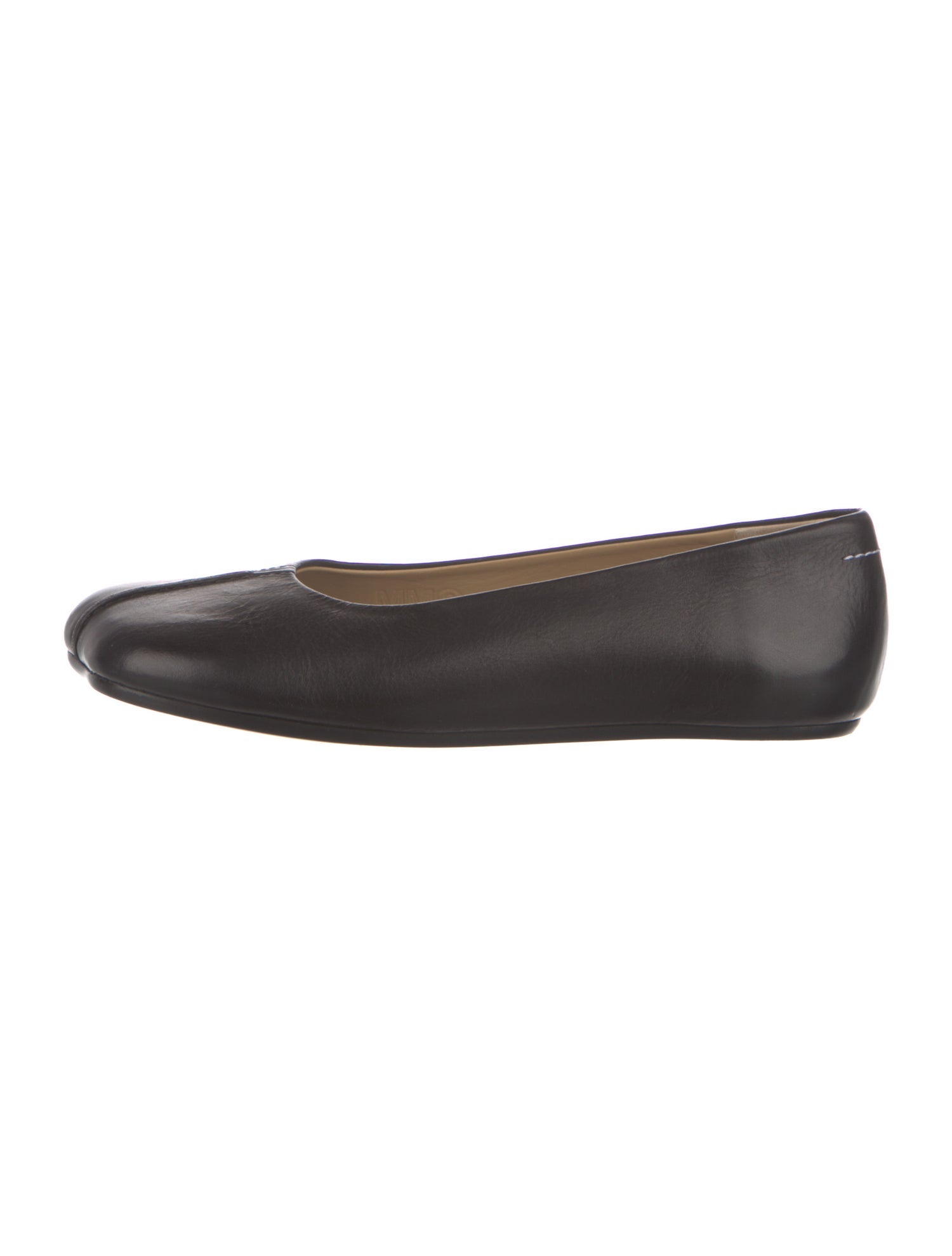MM6 Maison Margiela Leather Ballet Flats