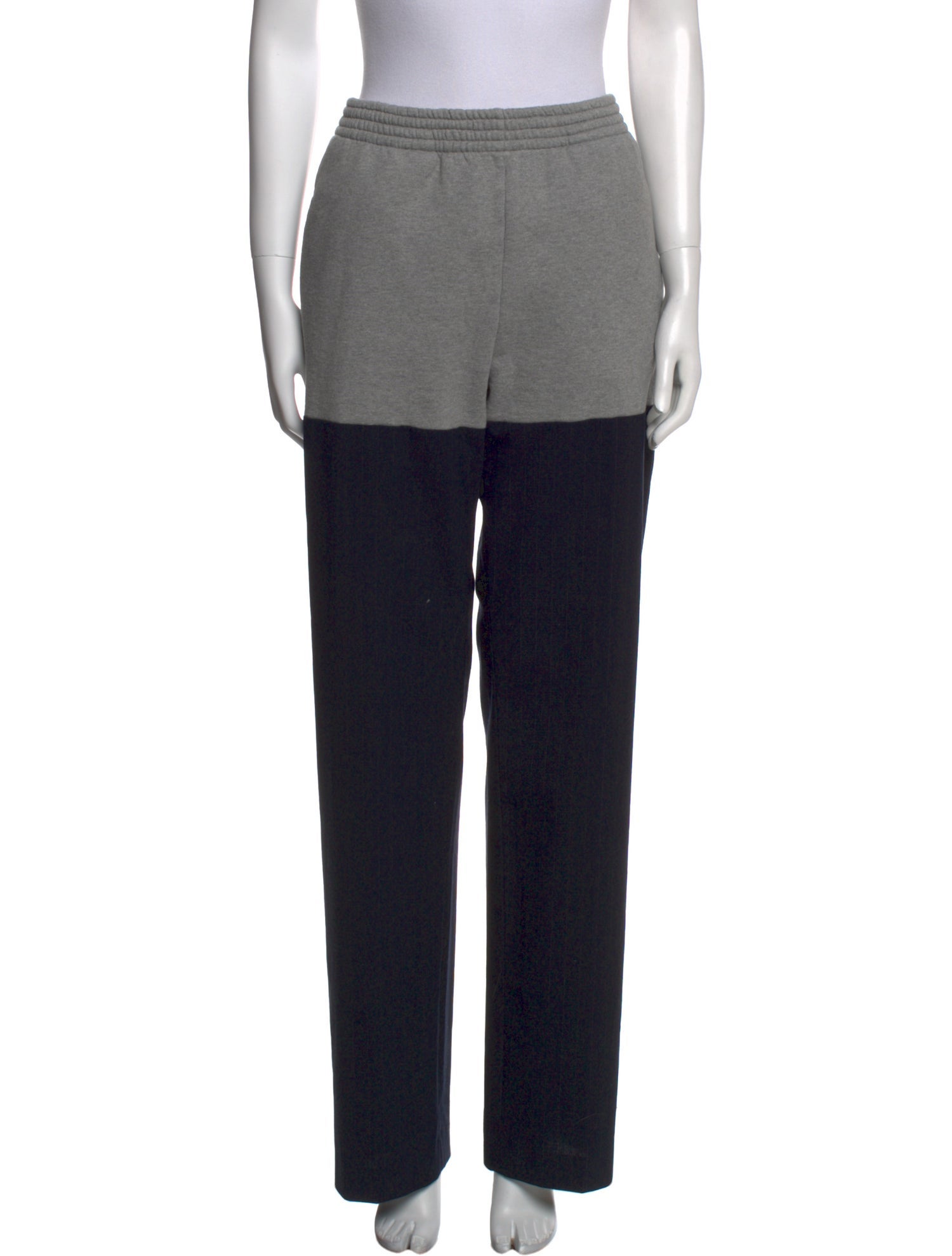 MM6 Maison Margiela Colorblock Pattern Wide Leg Pants