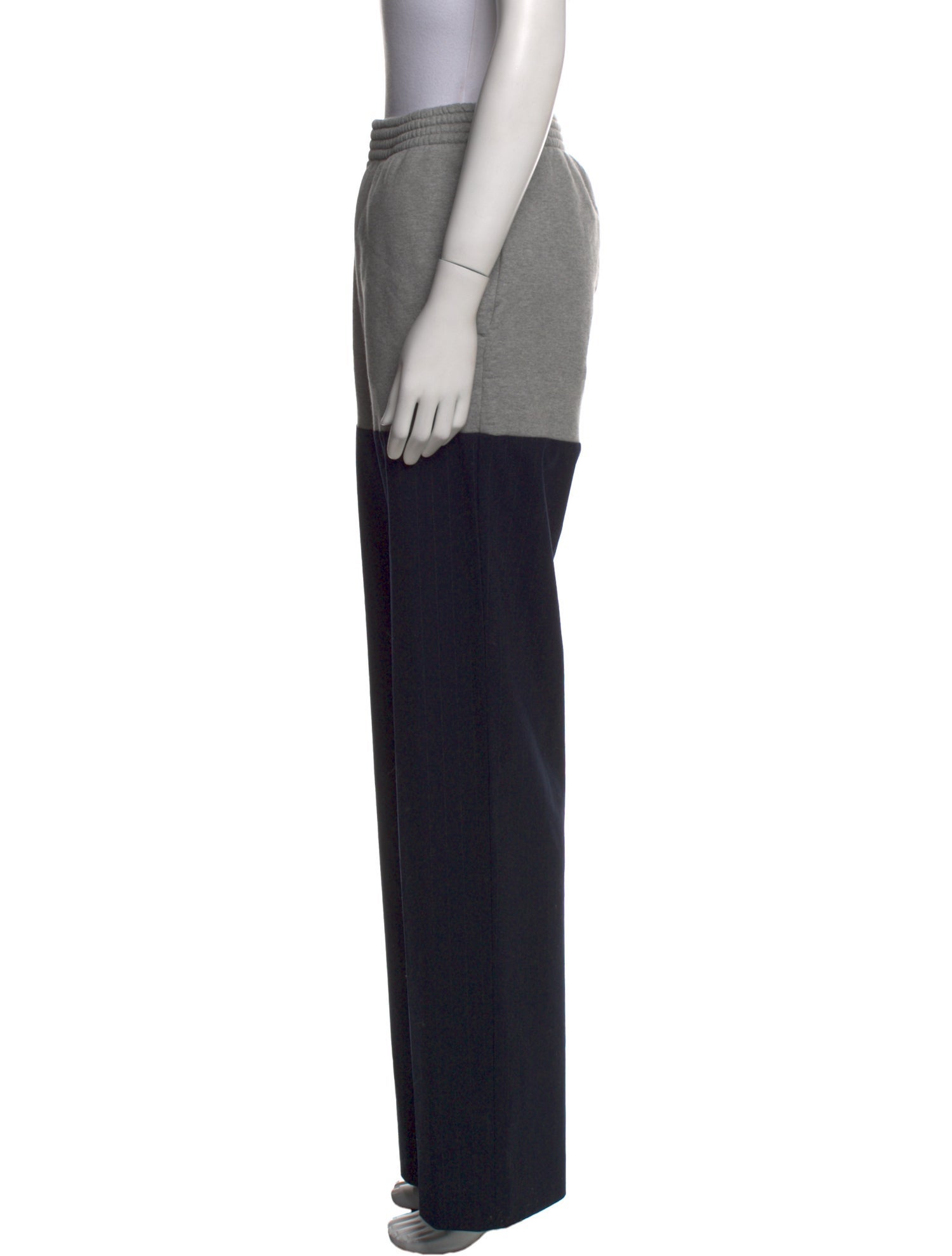 MM6 Maison Margiela Colorblock Pattern Wide Leg Pants
