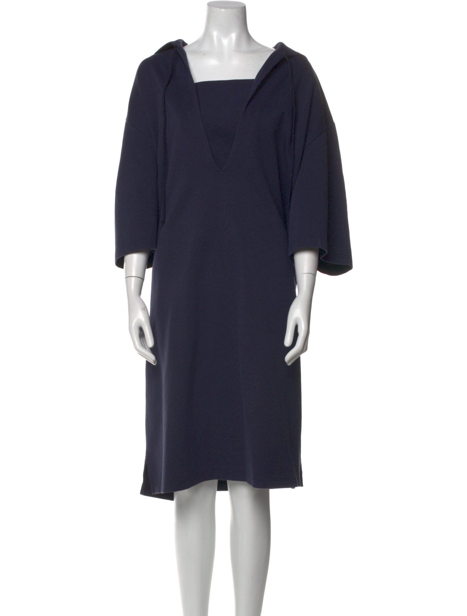 MM6 Maison Margiela Square Neckline Midi Length Dress