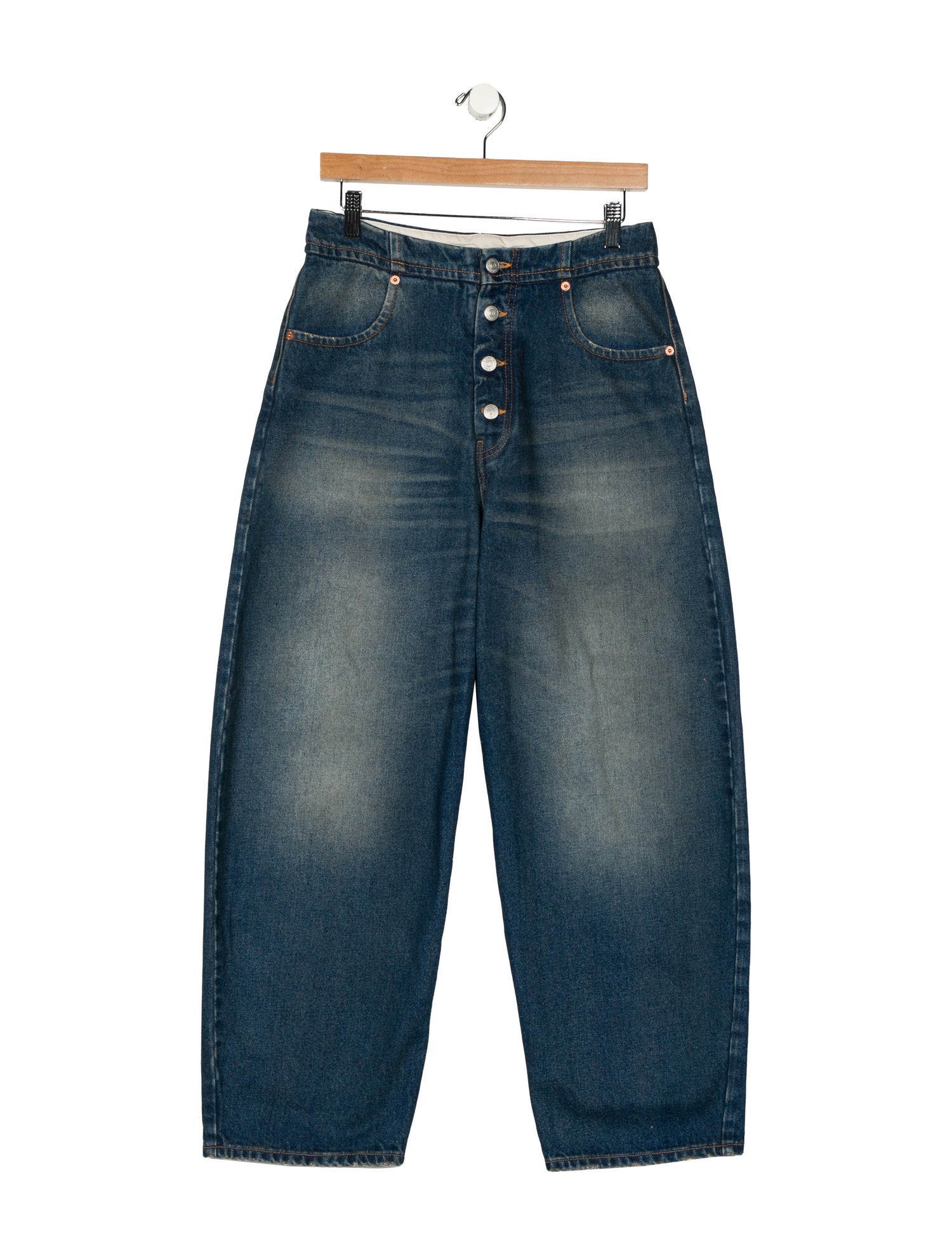MM6 Maison Margiela High-Rise Wide Leg Jeans