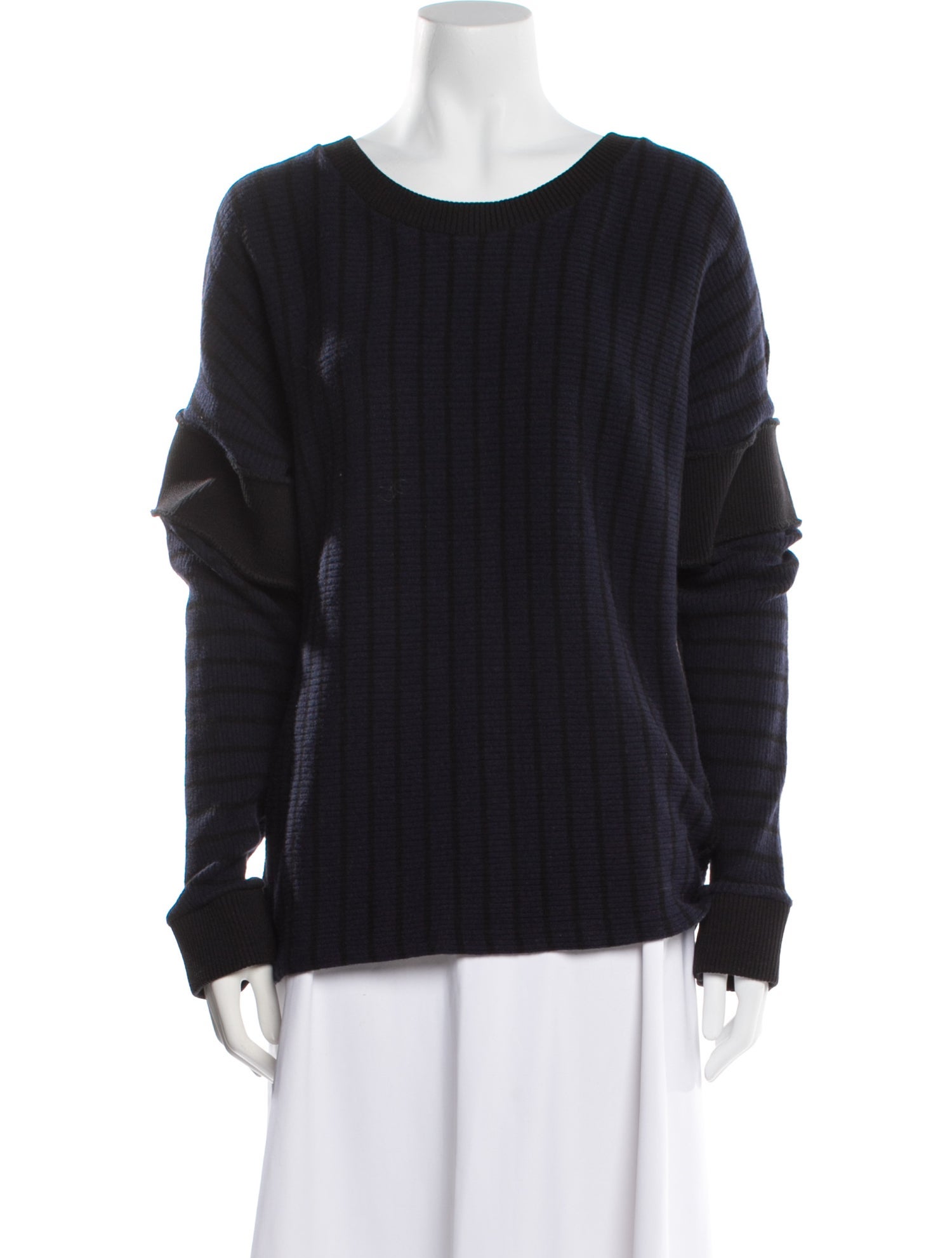 MM6 Maison Margiela Virgin Wool Scoop Neck Sweater