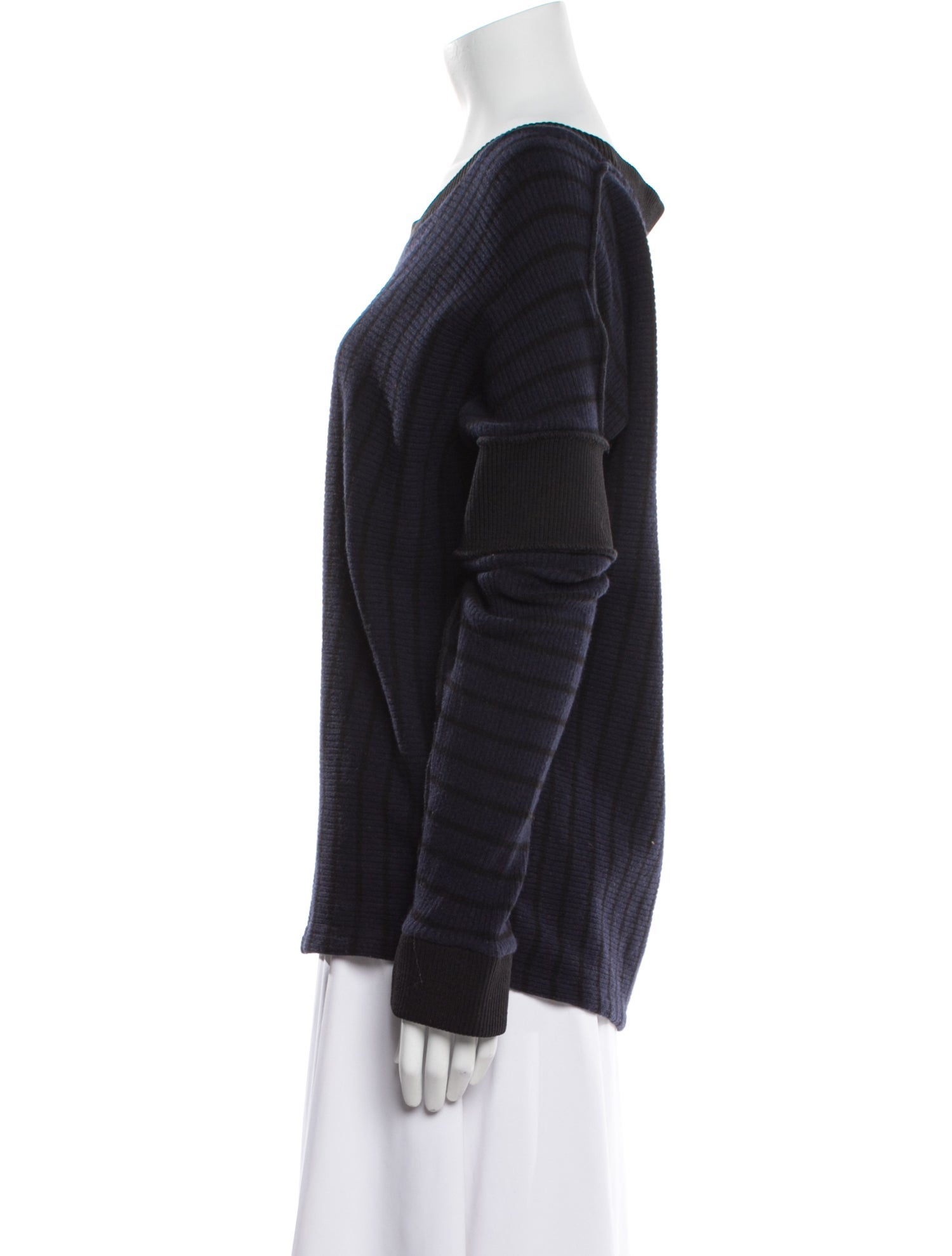 MM6 Maison Margiela Virgin Wool Scoop Neck Sweater