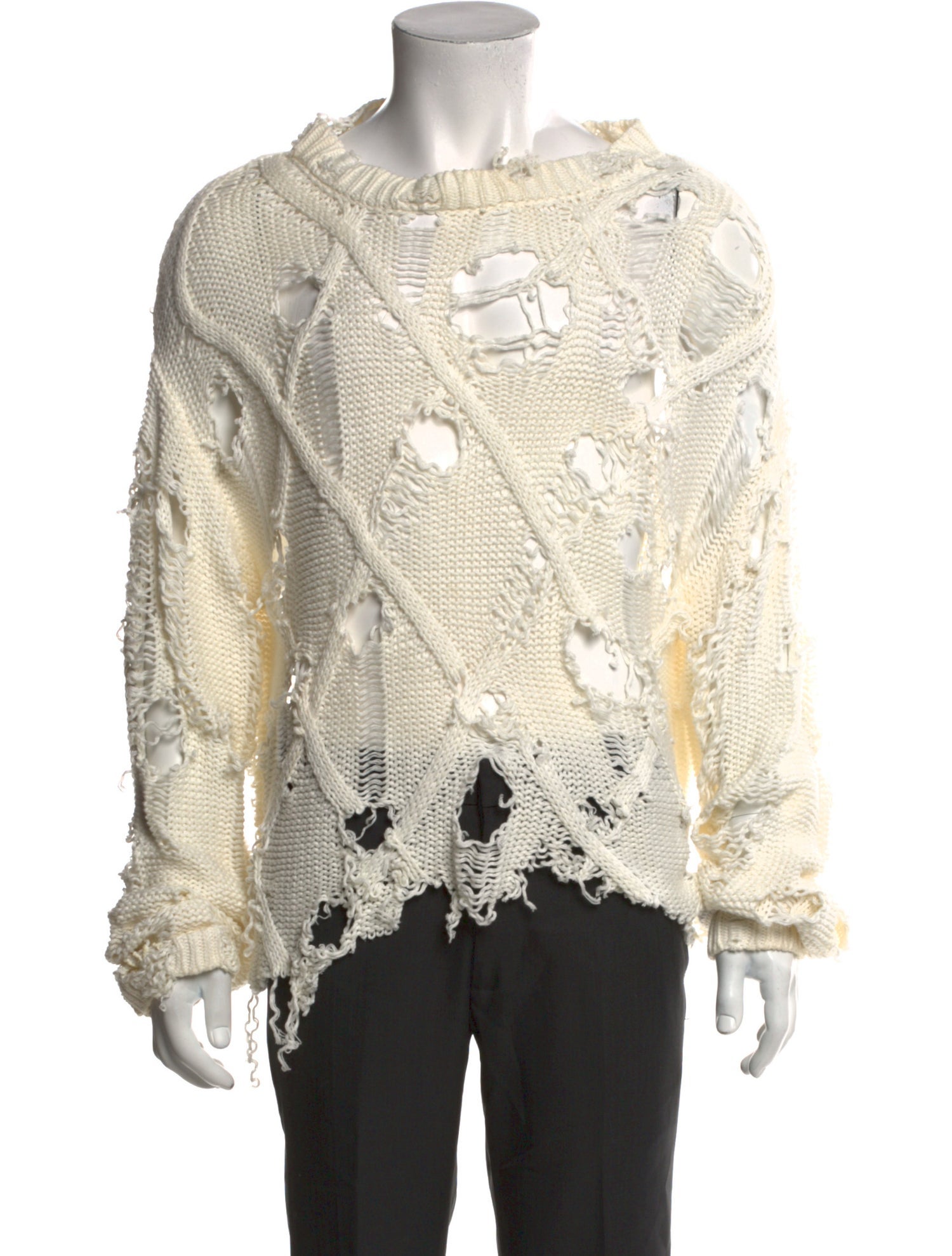 MM6 Maison Margiela Printed Crew Neck Pullover