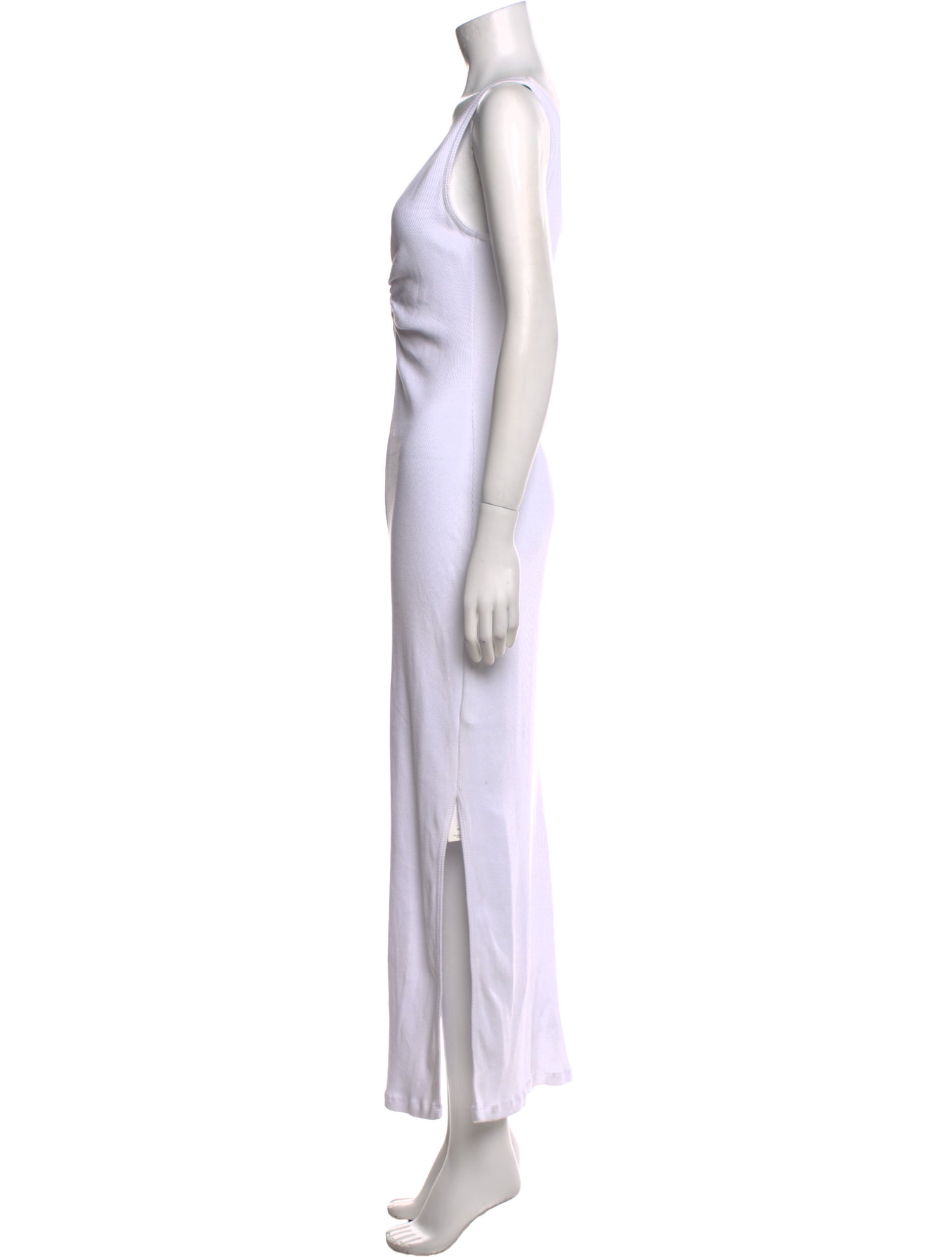 MM6 Maison Margiela V-Neck Long Dress