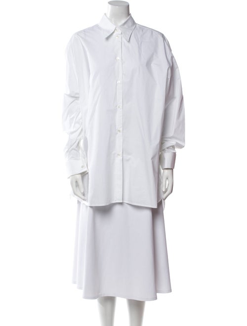 MM6 Maison Margiela Long Sleeve Button-Up Top