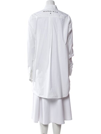 MM6 Maison Margiela Long Sleeve Button-Up Top