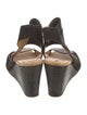 MM6 Maison Margiela Suede Cutout Accent Slingback Sandals
