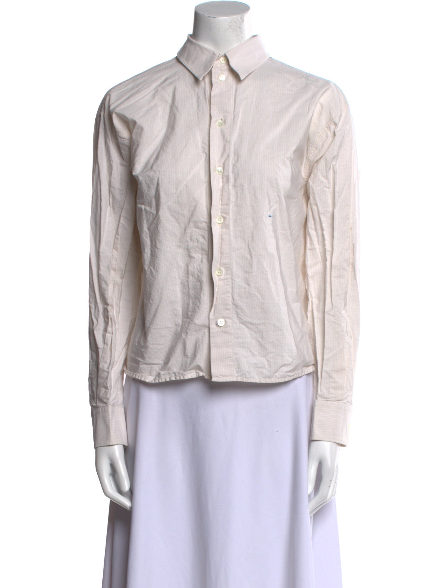 MM6 Maison Margiela Long Sleeve Button-Up Top