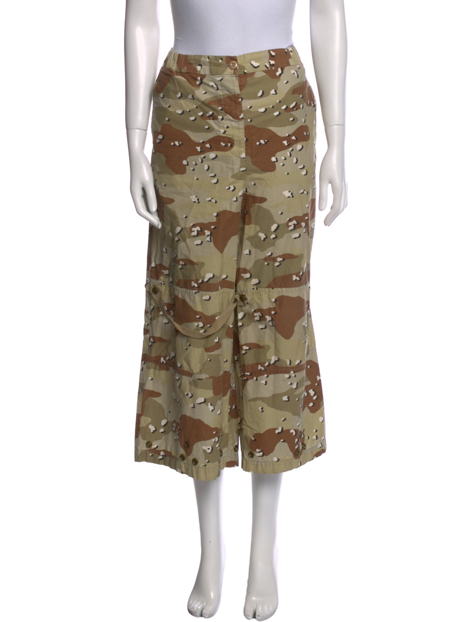 MM6 Maison Margiela Camouflage Print Wide Leg Pants