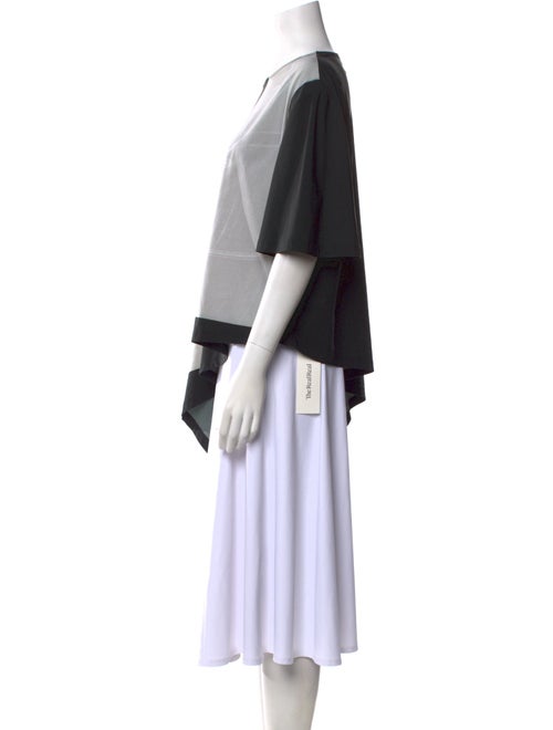 MM6 Maison Margiela Colorblock Pattern Bateau Neckline Tunic