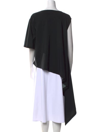 MM6 Maison Margiela Colorblock Pattern Bateau Neckline Tunic