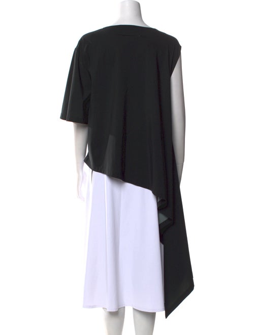 MM6 Maison Margiela Colorblock Pattern Bateau Neckline Tunic