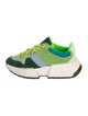 MM6 Maison Margiela Suede Colorblock Pattern Sneakers