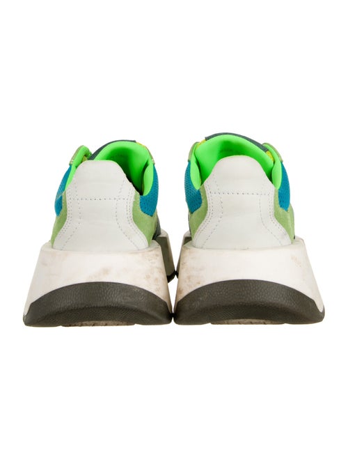 MM6 Maison Margiela Suede Colorblock Pattern Sneakers