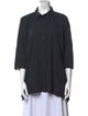 MM6 Maison Margiela Three-Quarter Sleeve Button-Up Top