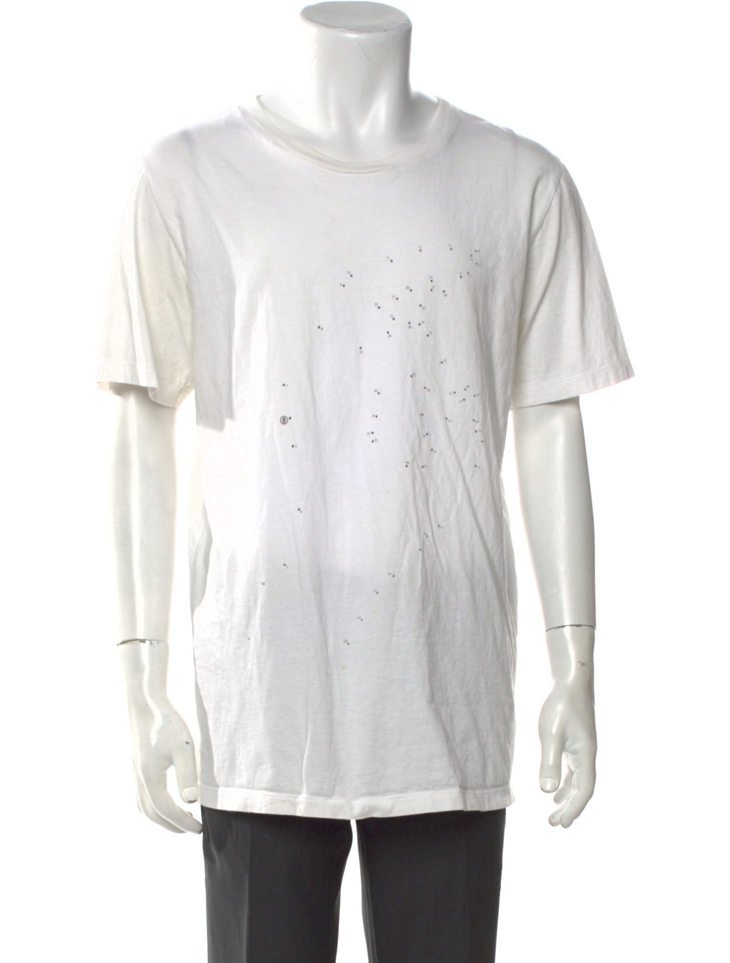 MM6 Maison Margiela Graphic Print Scoop Neck T-Shirt