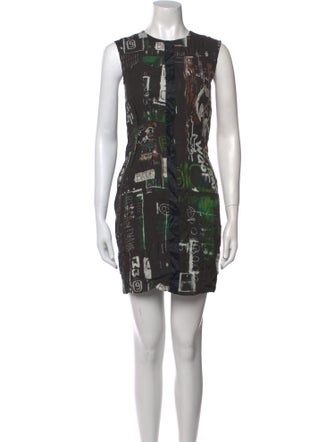 MM6 Maison Margiela Printed Mini Dress