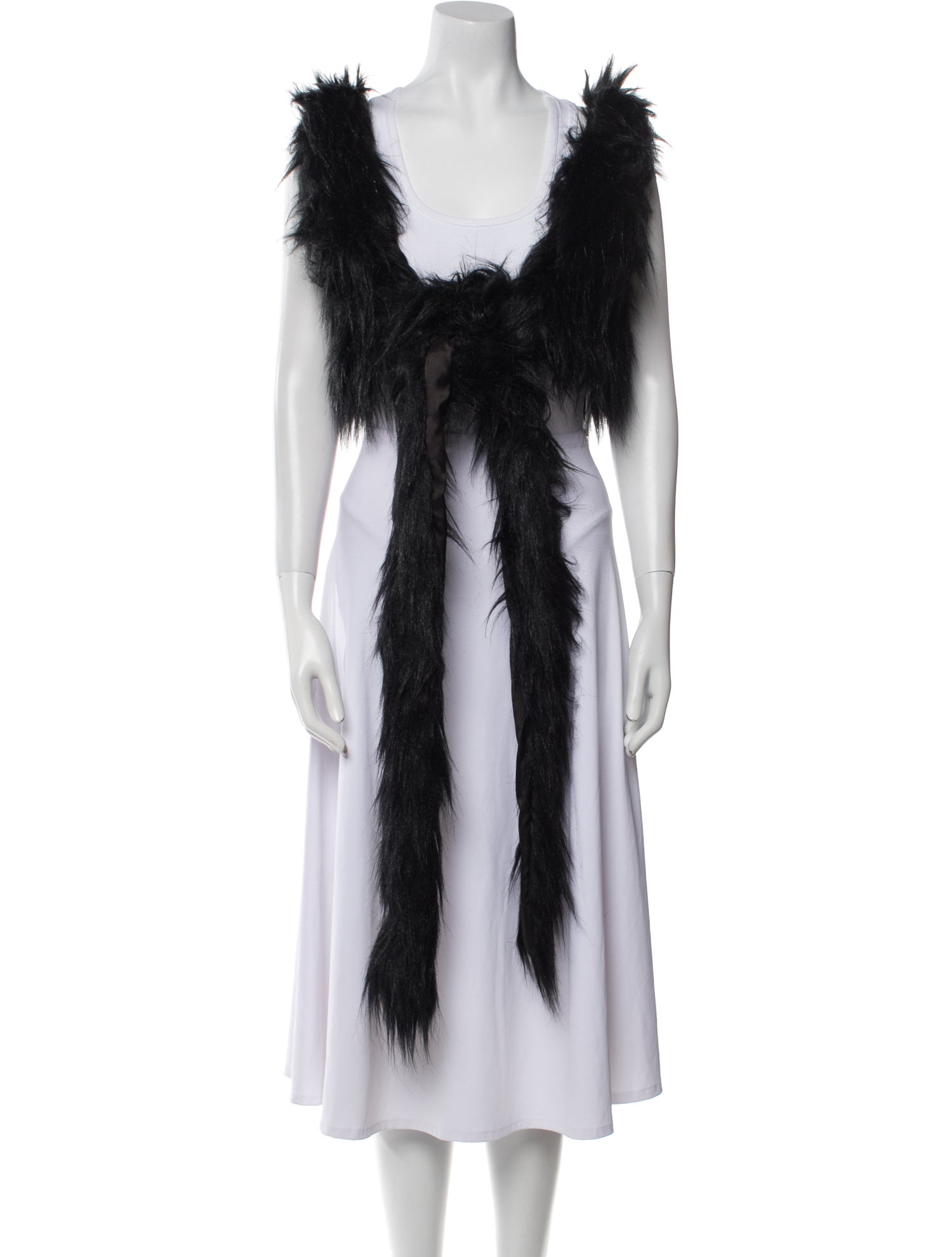 MM6 Maison Margiela Faux Fur Vest