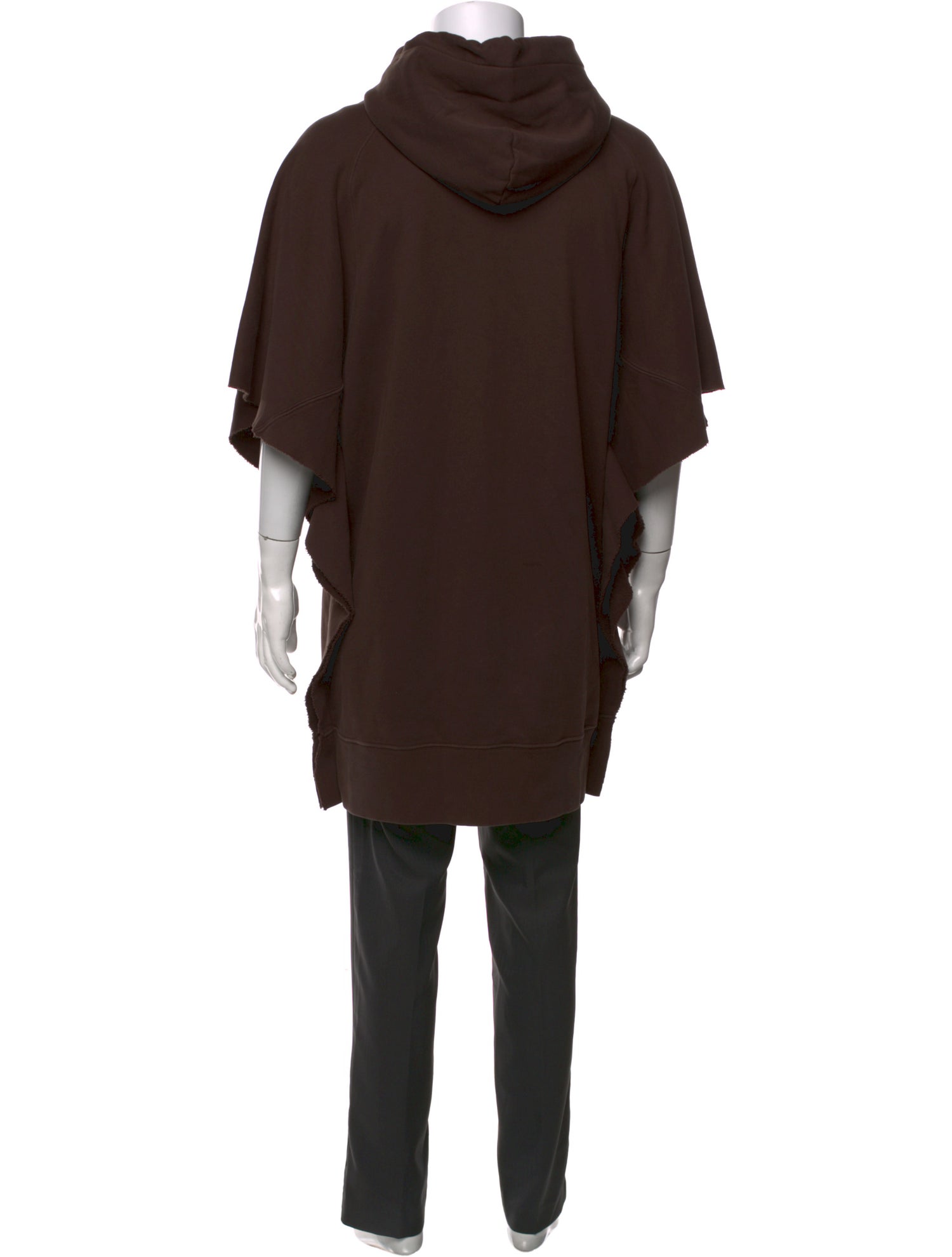 MM6 Maison Margiela Graphic Print V-Neck Hoodie