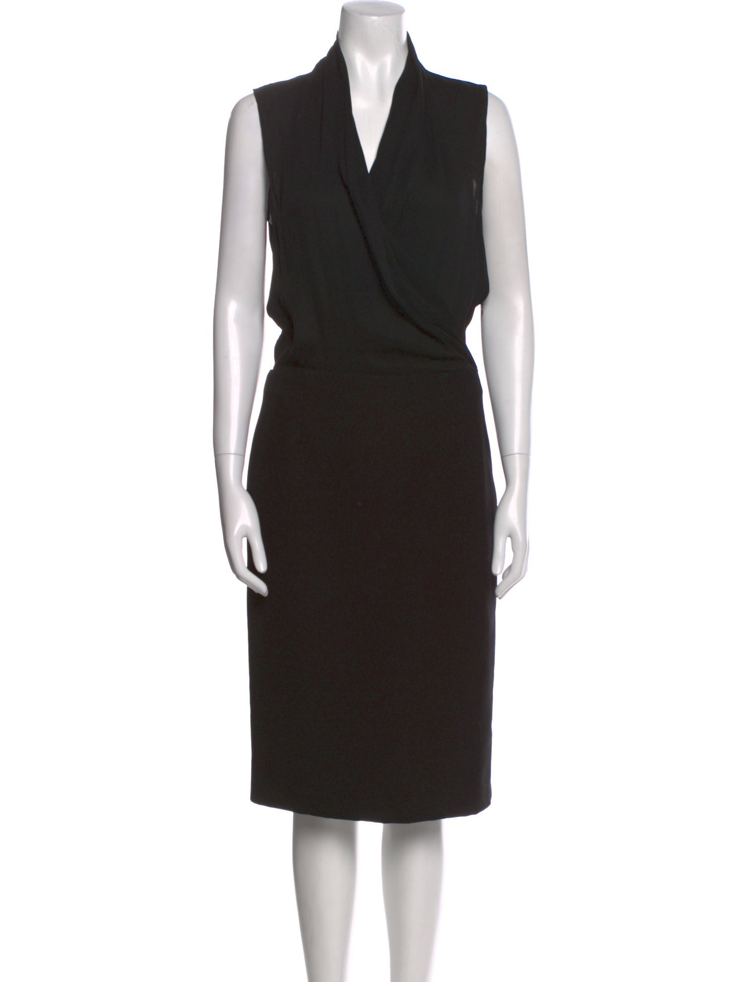 MM6 Maison Margiela Virgin Wool Midi Length Dress