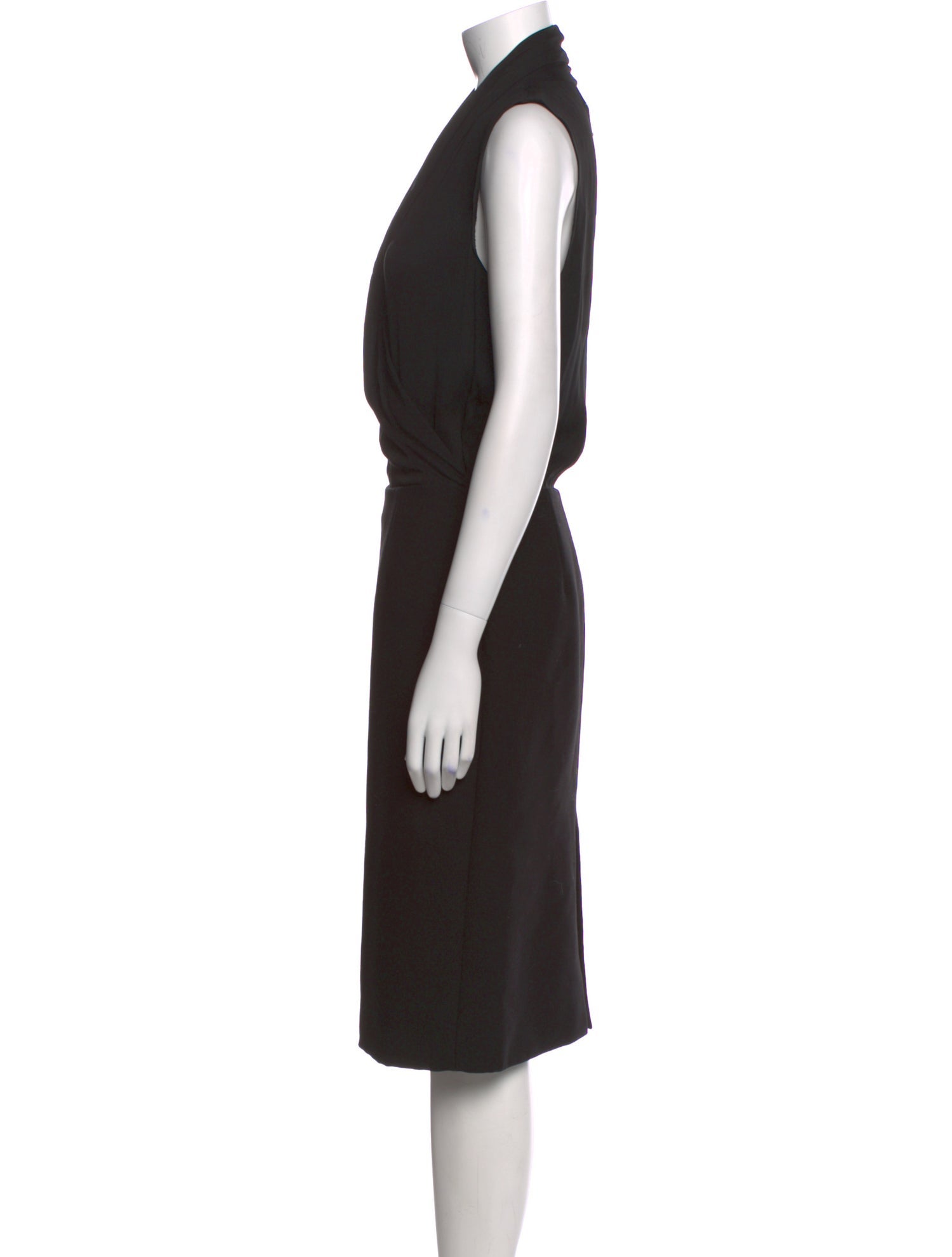 MM6 Maison Margiela Virgin Wool Midi Length Dress