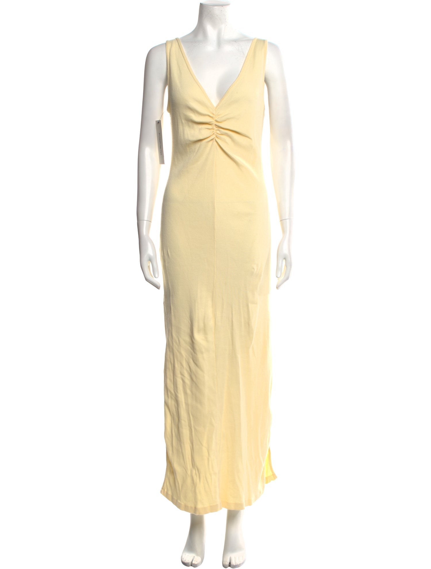 MM6 Maison Margiela V-Neck Long Dress