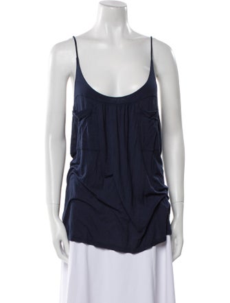 MM6 Maison Margiela Scoop Neck Sleeveless Top