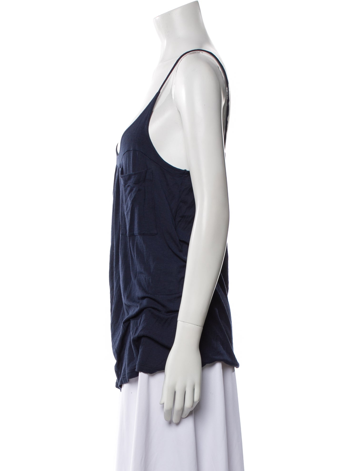 MM6 Maison Margiela Scoop Neck Sleeveless Top